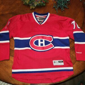 Reebok Montreal Canadiens Hockey Jersey,  Men's Large